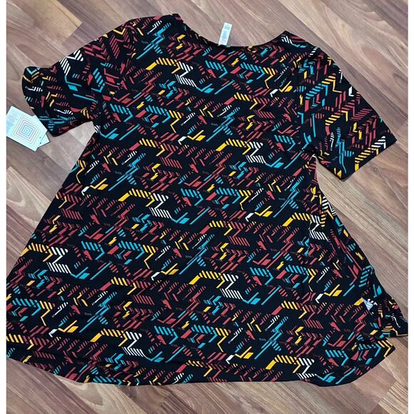 LuLaRoe Perfect T – Multi-Color Abstract Design - L - Picture 4 of 8